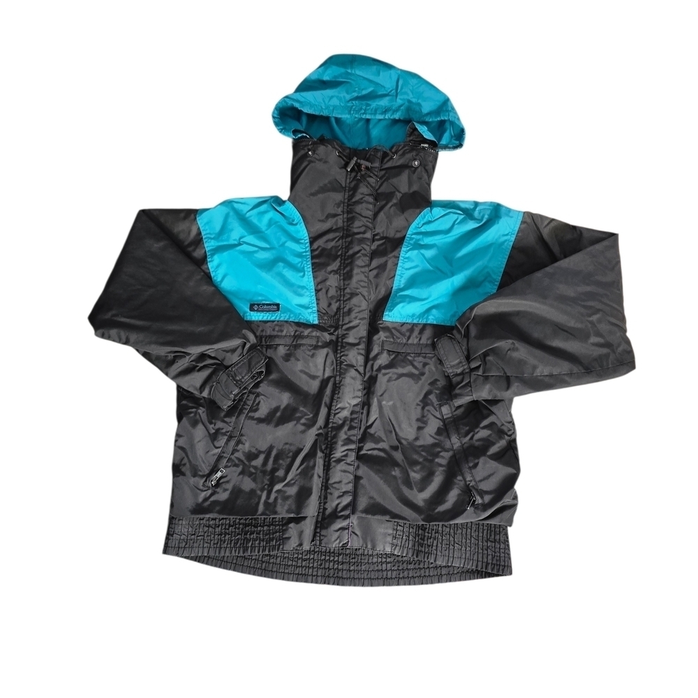 Columbia 90's Vintage Vamoose Ski Jacket (Just Shell) Black and Blue Womens M